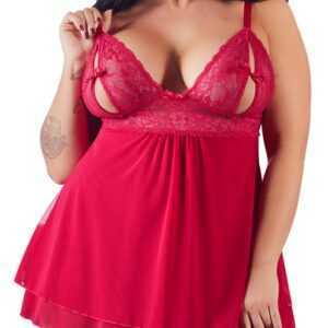 Babydoll mit Ouvert-Cups