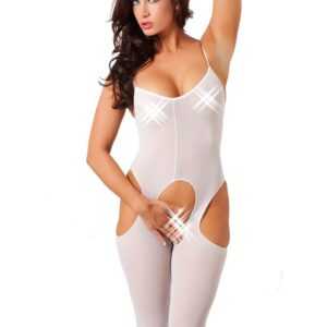 Ouvert-Catsuit: White Love