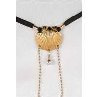 String “Muschel seltene Perle” Gold