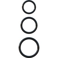 3-teiliges Penisring-Set „Silicone 3-Ring Stamina Set“