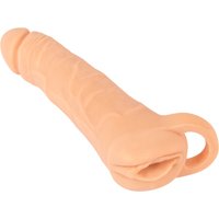 Penissleeve „2in1 Extension + Masturbator“ mit Hodenring