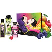 3-teiliges Massage-Set „Fruity Kisses“ mit fruchtigen Aromen