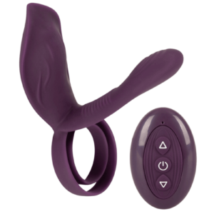 Penisring mit Vibrator und Klitorisstimulator