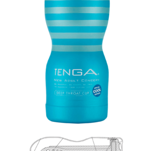 Cool Deep Throat Einweg Cup mit Kühleffekt von Tenga