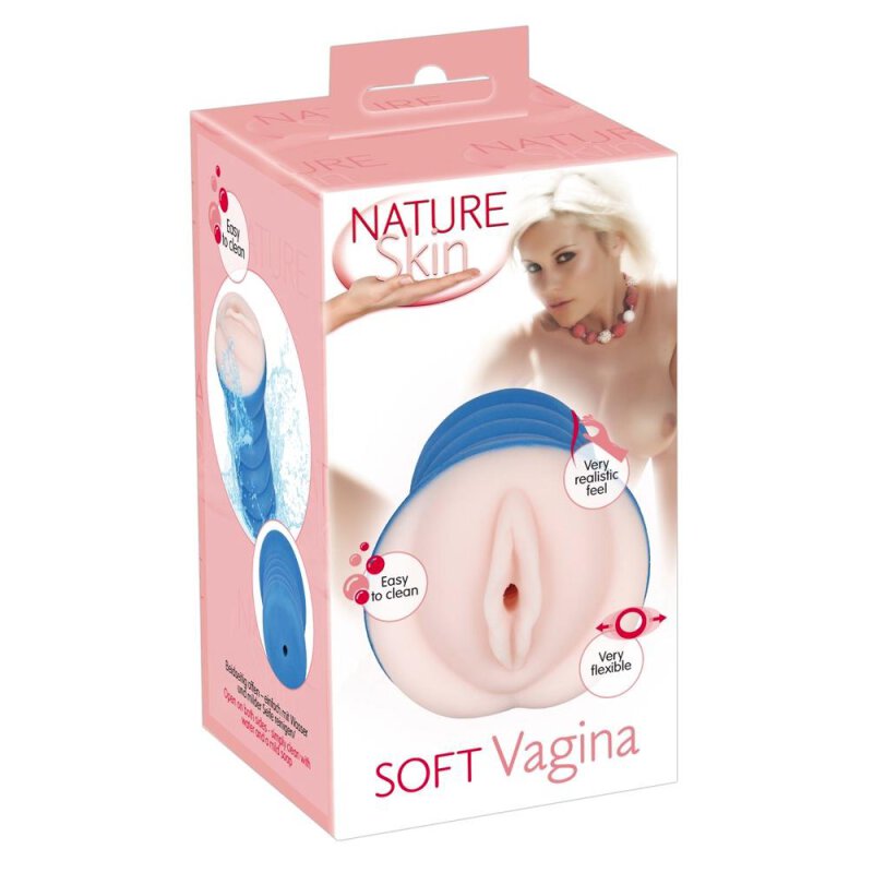 nature skin soft vagina masturbator mit lustoeffnung