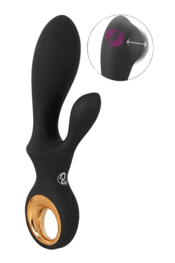 Aufpumpbarer Rabbit Vibrator - Ø 3