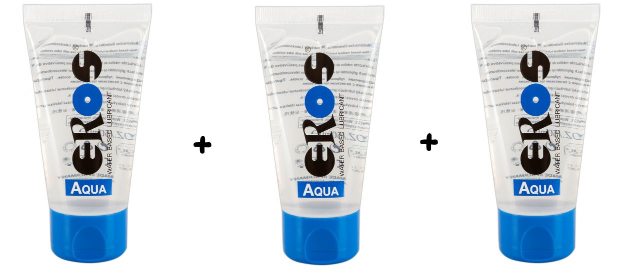 Eros Aqua Gleitmittel 3er Sparset