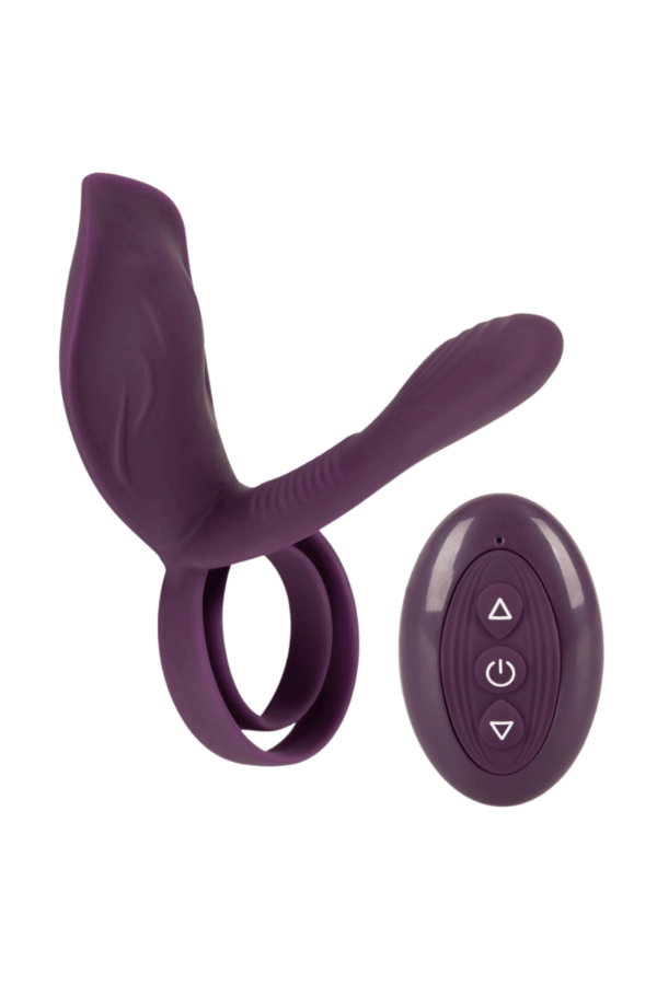 Penisring mit Vibrator und Klitorisstimulator