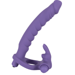 Dildo mit Rabbit-Penisring und Mini-Vibrator