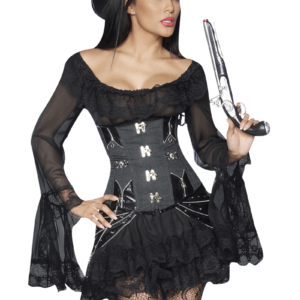 Piratenkleid schwarz