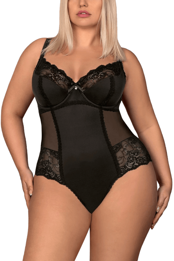 Schwarzer Body Plus Size