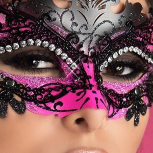 Glitzernde Maske - Messing