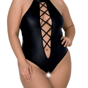 Wetlook Body Ouvert Plus Size