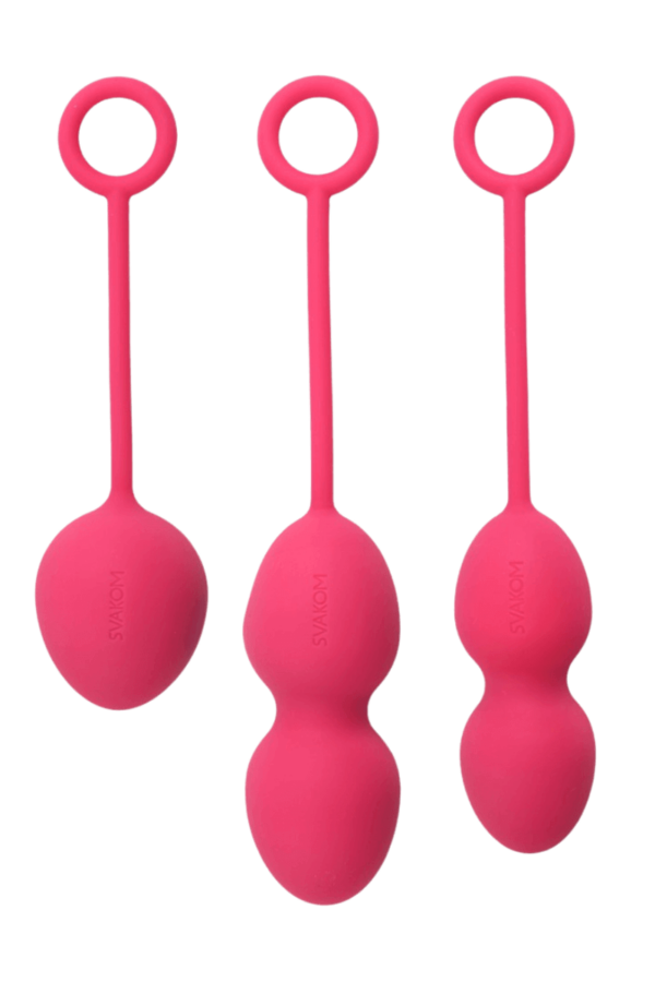 3er Set Liebeskugeln pink - 49g 75g 95g