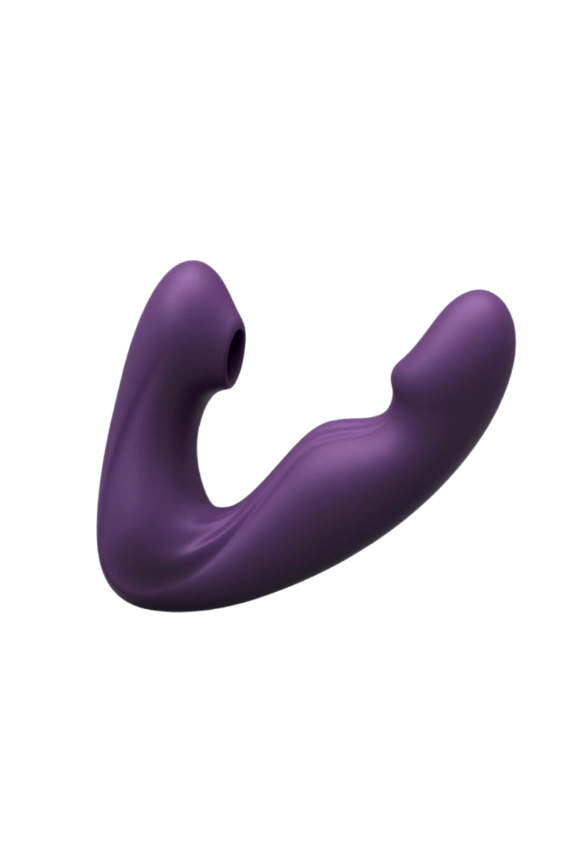 Vibrator mit Klitorissauger und Heizfunktion - Ø 3