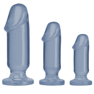 Blaues Analdildo Set S M L