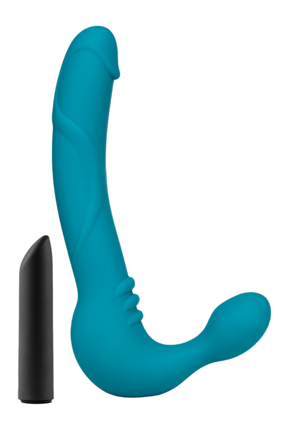 Doppeldildo mit Vibrobullet - 22