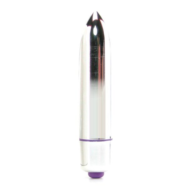 Kugel-Vibrator & Bullet (Silber) 8 cm