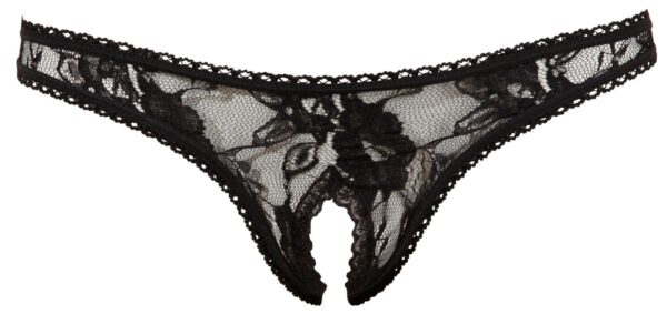 Cottelli Collection String ouvert (Schwarz)