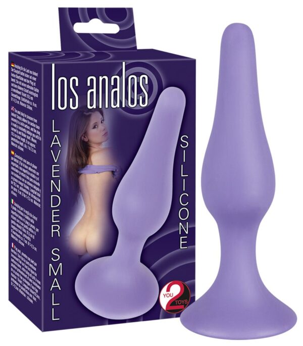 Analplug St?psel lila 10,5 x 1 - 2,5 cm