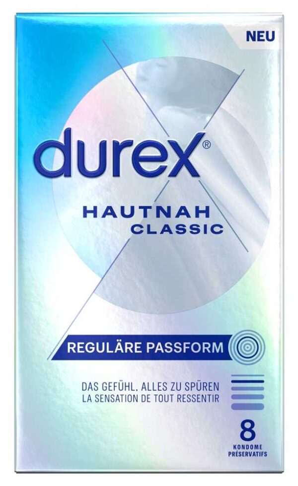 Durex 8 Hautnah Kondome 56 mm