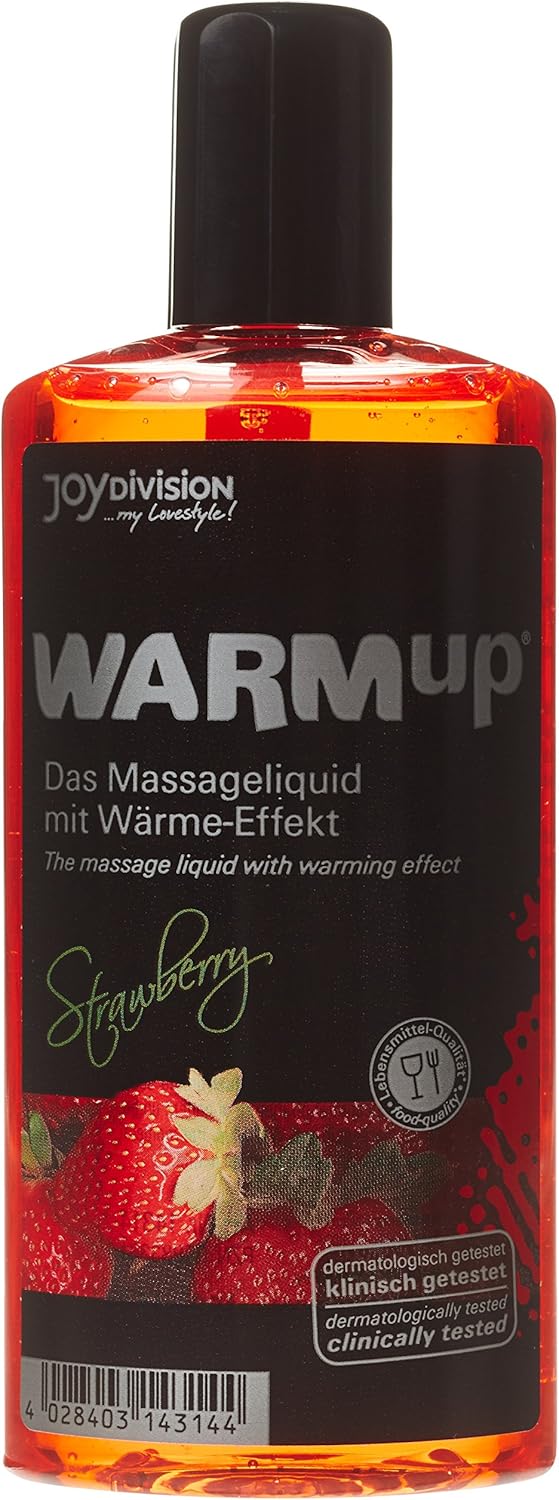 JOYDIVISION WARMup Erdbeer Massageliquid 150ml 1 JOYDIVISION WARMup Erdbeer Massageliquid 150ml