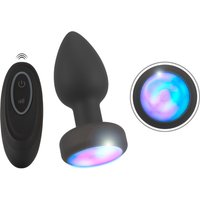 Analvibrator „RC Flashing Butt Plug“ mit flackerndem LED-Licht