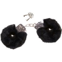 Handschellen „Love Cuffs“ aus Stahl und Plüsch