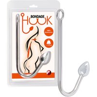 Bondage Hook: Aluminium-Analplug mit Bondagehaken