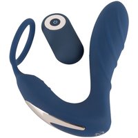 Vibrating Prostate Plug with cockring: Vibro-Plug mit Penisring