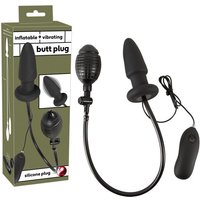 Inflatable + Vibrating Butt Plug: Vibro-Pump-Analplug