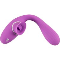 Vibrator „2 Function Bendable Vibe“ mit Leck-Zunge 1 Vibrator „2 Function Bendable Vibe“ mit Leck-Zunge