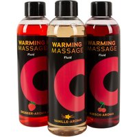 3-teiliges Massagegel-Set „Warming Massage“