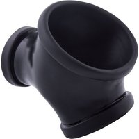 Toylie Gil: Latex-Penishülle mit Penis-/Hodenring