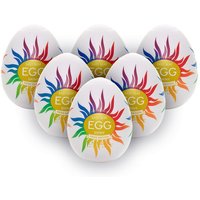 Tenga Egg Shiny Pride Edition: Einweg-Masturbator 6er Pack