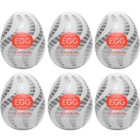 Masturbator „Egg Tornado“ mit Spiralrillen-Stimulationsstruktur