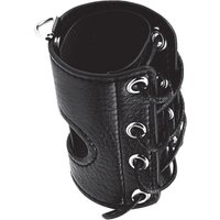 Blue Line 3'' Cock Sheath: Kunstleder-Penismanschette