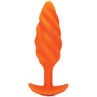 B-Vibe Texture Plug Swirl: Vibro-Analplug