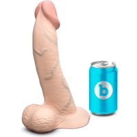 Naturdildo „slipskin curvy“ mit Saugfuß