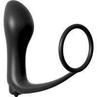 Penisring mit Vibro-Analplug „Ass-Gasm Cockring Vibrating Plug“
