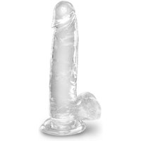 Naturdildo „7“-Cock with Balls“ mit Saugfuß