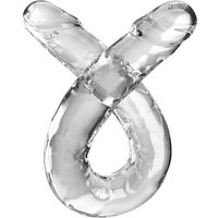 Doppeldildo transparent