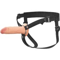 Penishülle „Hollow Silicone Strap-on“ mit Umschnallgurt