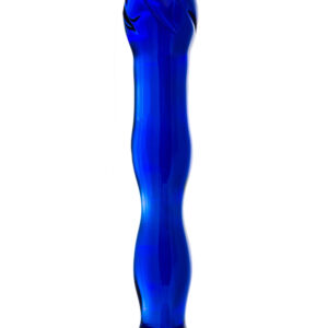 Glasdildo Blaue Flamme