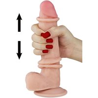 LOVE TOY Sliding Skin 8'': Dildo