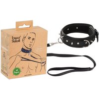 Vegan Fetish: Halsfessel mit Führleine