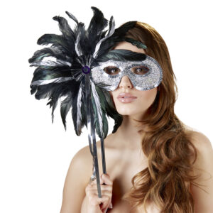 Stabmaske mit Federn Edition 4