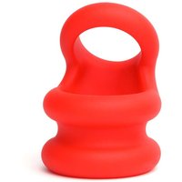 Sport Fucker Switch Hitter: Penisring mit Hodenstretcher