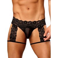 Male Power Scandal Lace: G-String Garter Short
