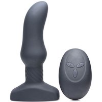 Slim M Curved Rimming Plug: Vibro-Analplug